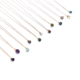 January Birthstone Necklace (Garnet)