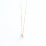 Carmel Rose Quartz Necklace