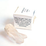 Crown Chakra Stone - Crystal Quartz