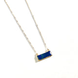 Dana Lapis Bar Necklace