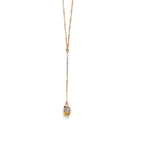 Ensenada Moonstone Y-Necklace