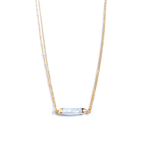 Hanalei Pearl Bar Necklace