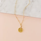 Leandra Evil Eye Coin Necklace
