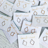 Marrakesh Gold Stud Earrings