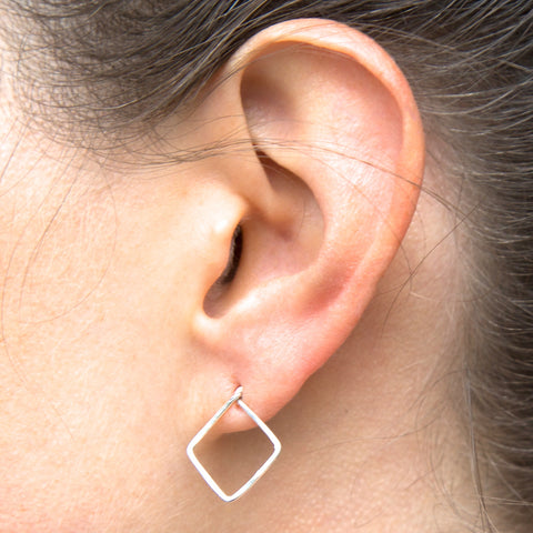 Marrakesh Silver Stud Earrings