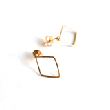 Marrakesh Gold Stud Earrings