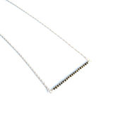 Naples Silver Pyrite Necklace