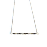 Naples Silver Pyrite Necklace