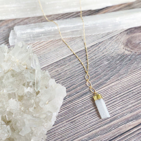 Panama Selenite Necklace