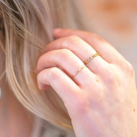 Skinny Stacking Rings