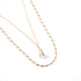 Solana Crystal Moon Necklace