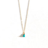 December Birthstone Necklace (Turquoise)
