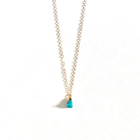 December Birthstone Necklace (Turquoise)