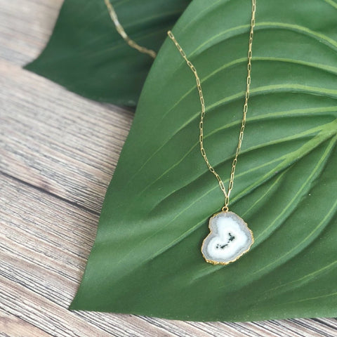 Colima Solar Quartz Necklace
