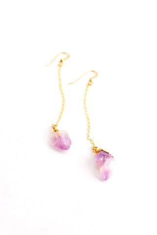Ravello Amethyst Dangle Earrings