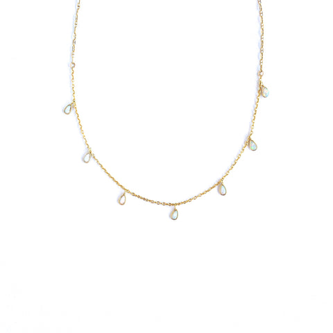 Audra Mini Opal Necklace