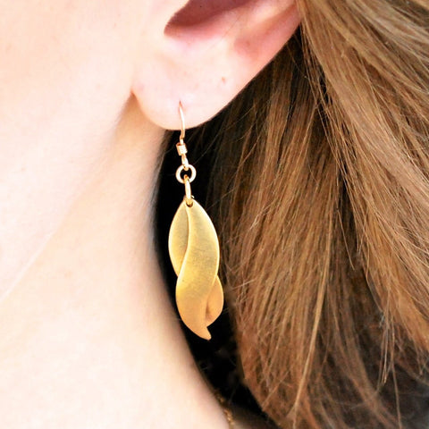 Barcelona Brass Earrings