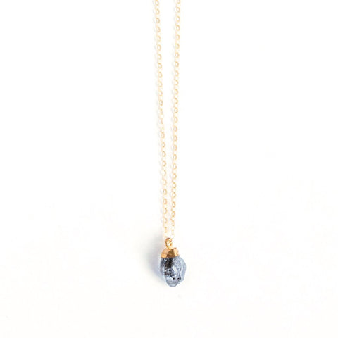 April Birthstone Necklace (Herkimer Diamond)