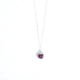 July Birthstone Necklace (Ruby)