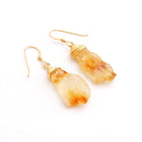 Pisa Silver Citrine Earrings