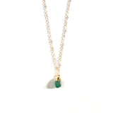 May Birthstone Necklace (Emerald)