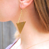 Triangle Drop Earrings