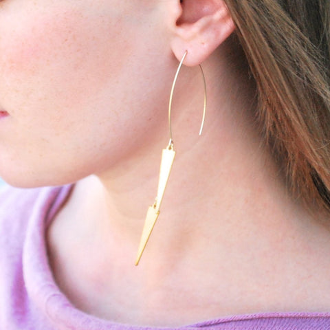 Madrid Spike Threader Earrings