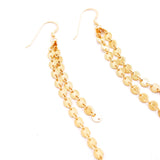 Monaco Gold Dangle Earrings
