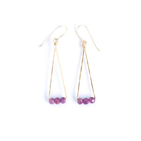 Porto Ruby Earrings