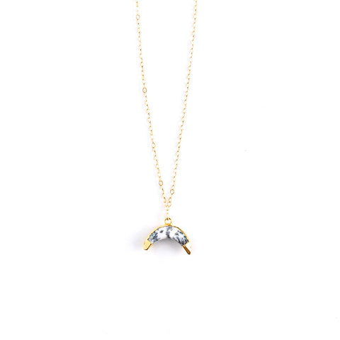 Redondo Dendritic Opal Necklace