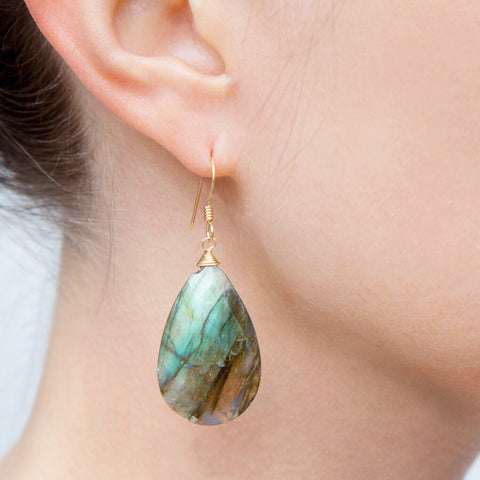 Palma Labradorite Earrings